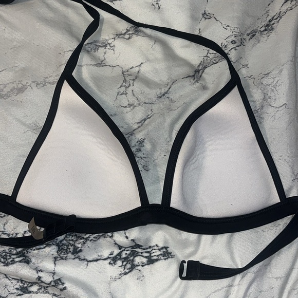 Small Blue Swimsuit Top Push Up - Picture 3 of 3